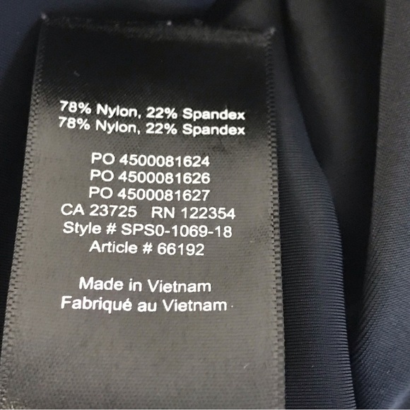 Aritzia Babaton black sleeveless cheeky body suit nylon spandex Size XXS - Picture 5 of 9